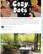 OpenTable Date Night Lists